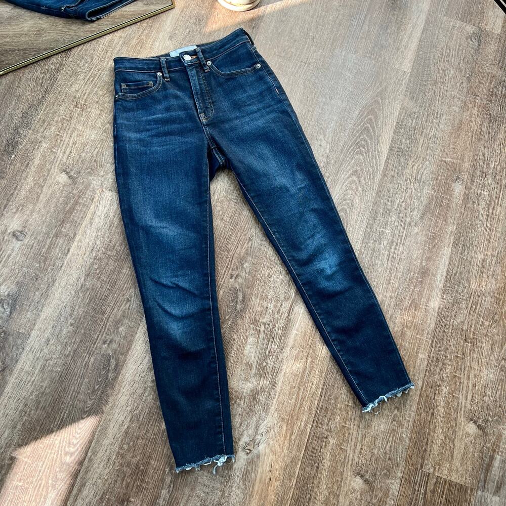 Everlane curvy high-rise skinny crop jeans raw hem - Picture 2 of 6